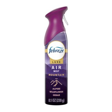 Febreze Luxe Odor Fighting Air Freshener Spray - Mountain