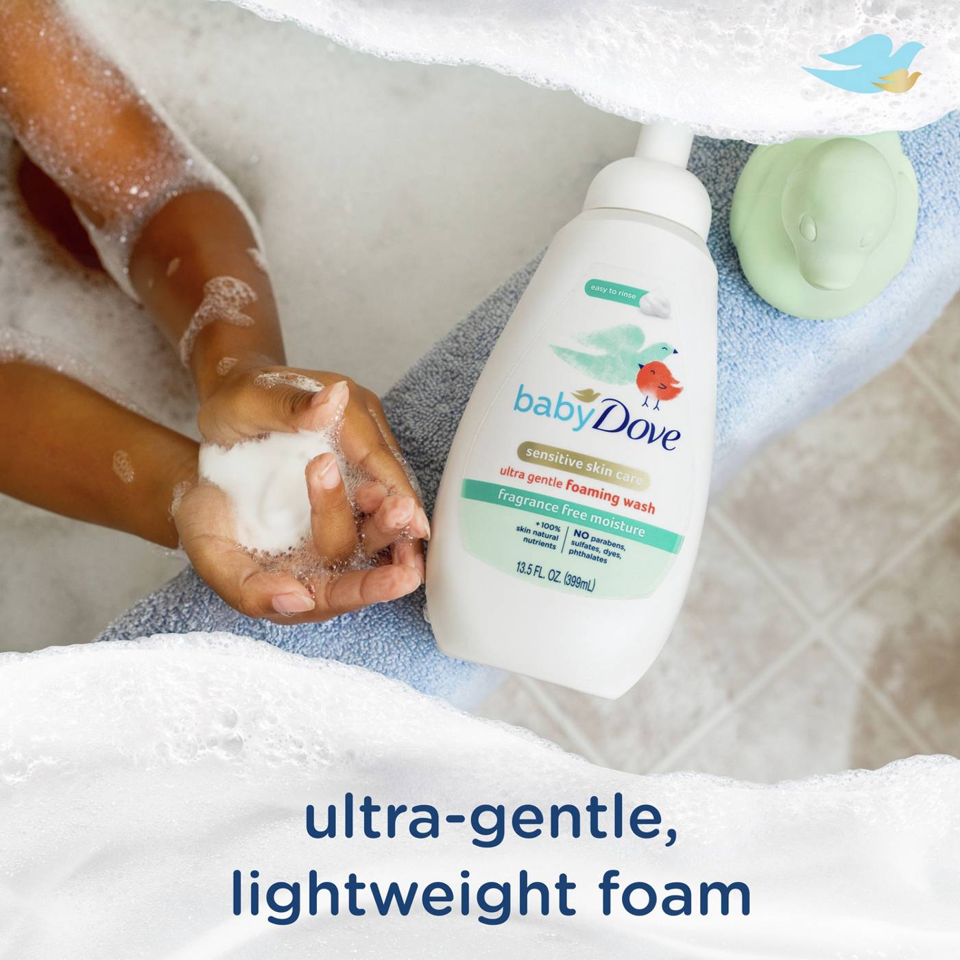 Baby Dove Sensitive Skin Care Foaming Wash - Fragrance Free; image 5 of 9