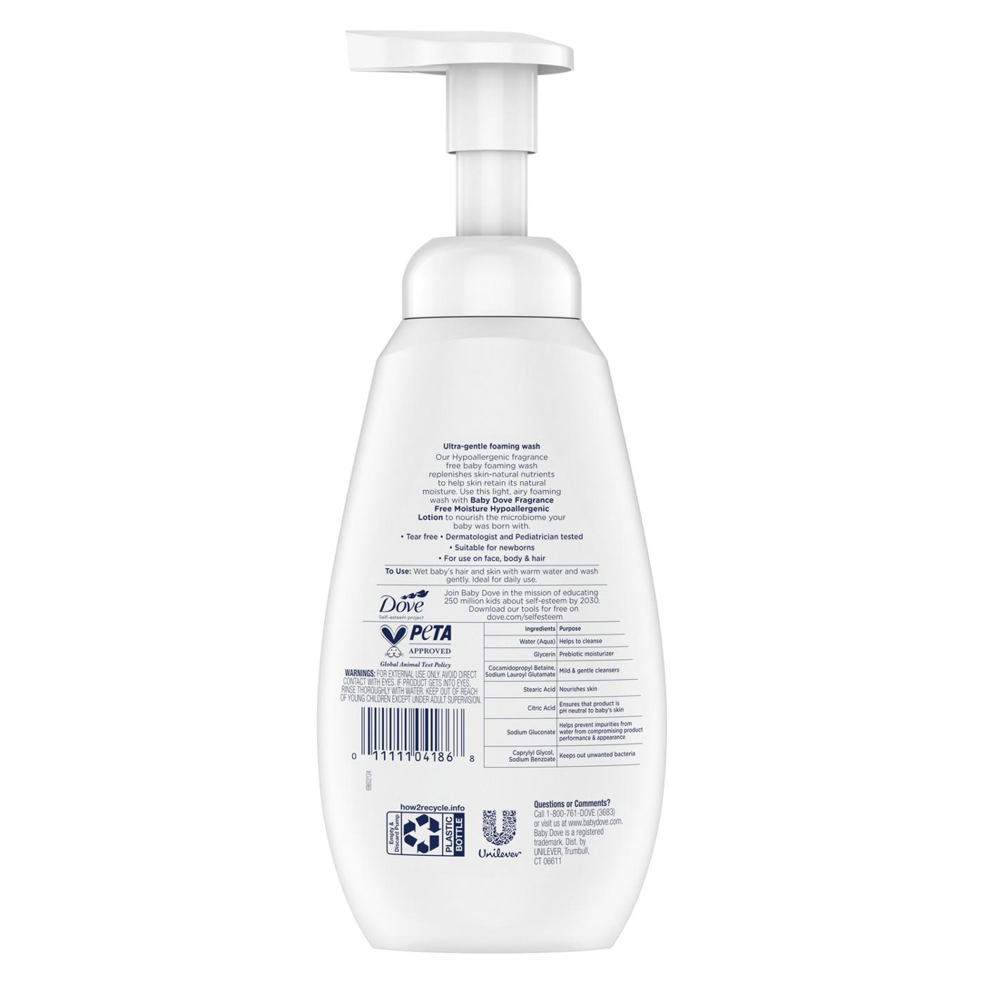 Baby Dove Sensitive Skin Care Foaming Wash - Fragrance Free; image 5 of 9