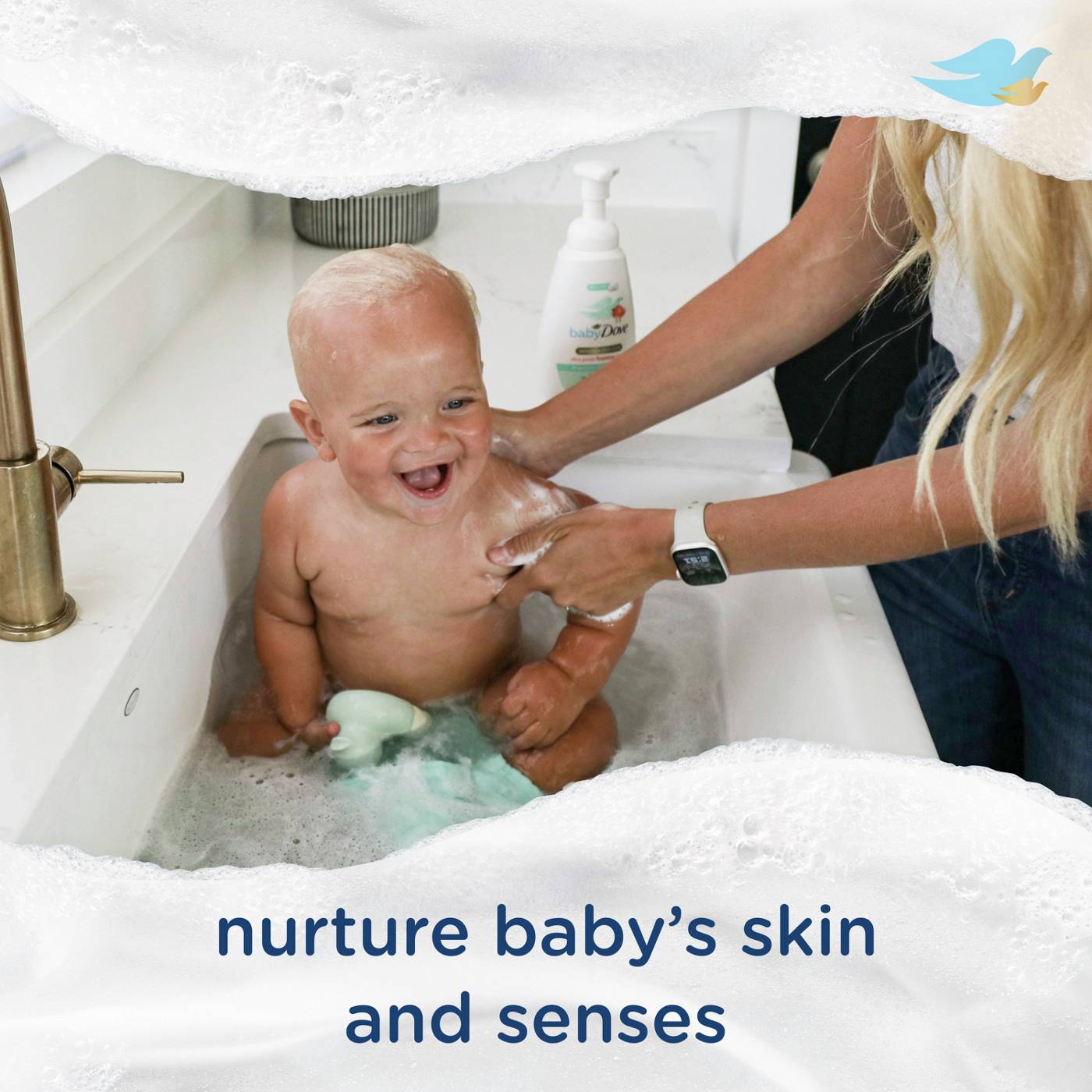 Baby Dove Sensitive Skin Care Foaming Wash - Fragrance Free; image 8 of 9