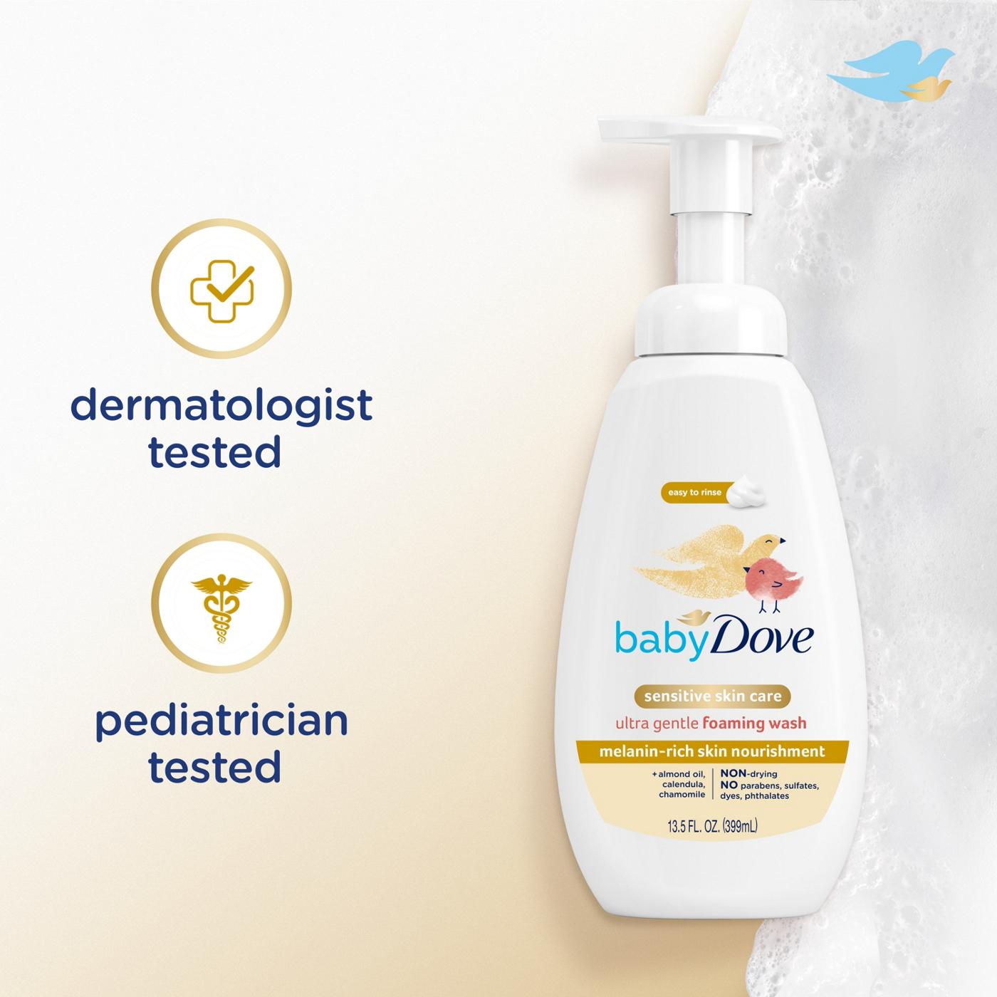 Baby Dove Sensitive Skin Care Foaming Wash - Melanin-Rich Skin Nourishment; image 3 of 9