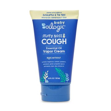 Oilogic Baby Stuffy Nose & Cough Vapor Cream, 3.5 oz