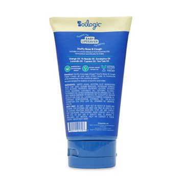 Oilogic Baby Stuffy Nose & Cough Vapor Cream, 3.5 oz