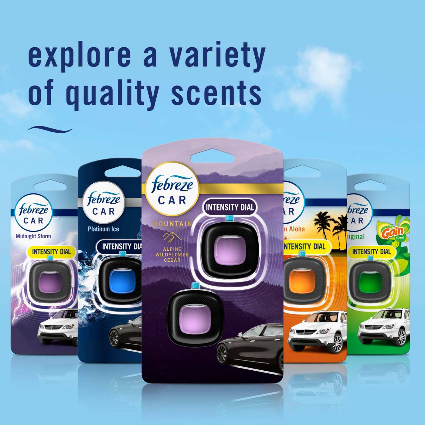 Febreze Car Vent Clip Air Fresheners - Mountain; image 5 of 10