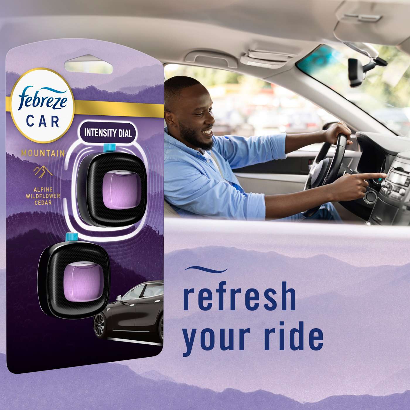 Febreze Car Vent Clip Air Fresheners - Mountain; image 9 of 10