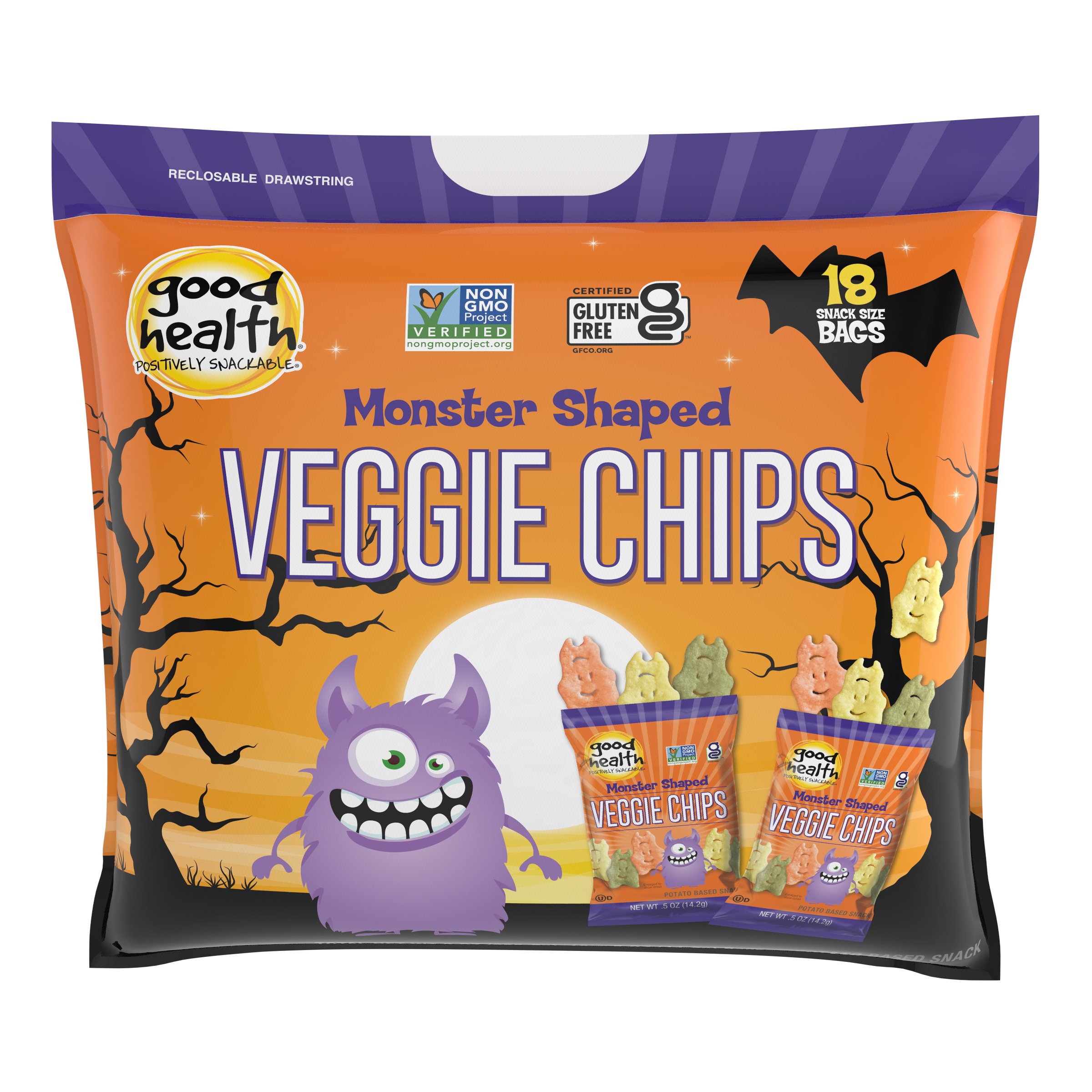 Good Health Monster Shaped Veggie Chips Variety Pack - Shop Chips at H-E-B