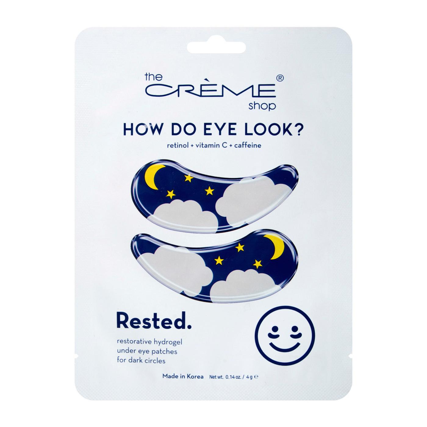 The Crème Shop How Do Eye Look? Rested Under Eye Patches - Cloud Print; image 1 of 2