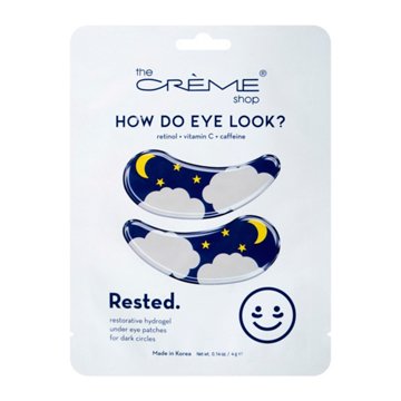 The Crème Shop How Do Eye Look? Rested Under Eye Patches - Cloud Print