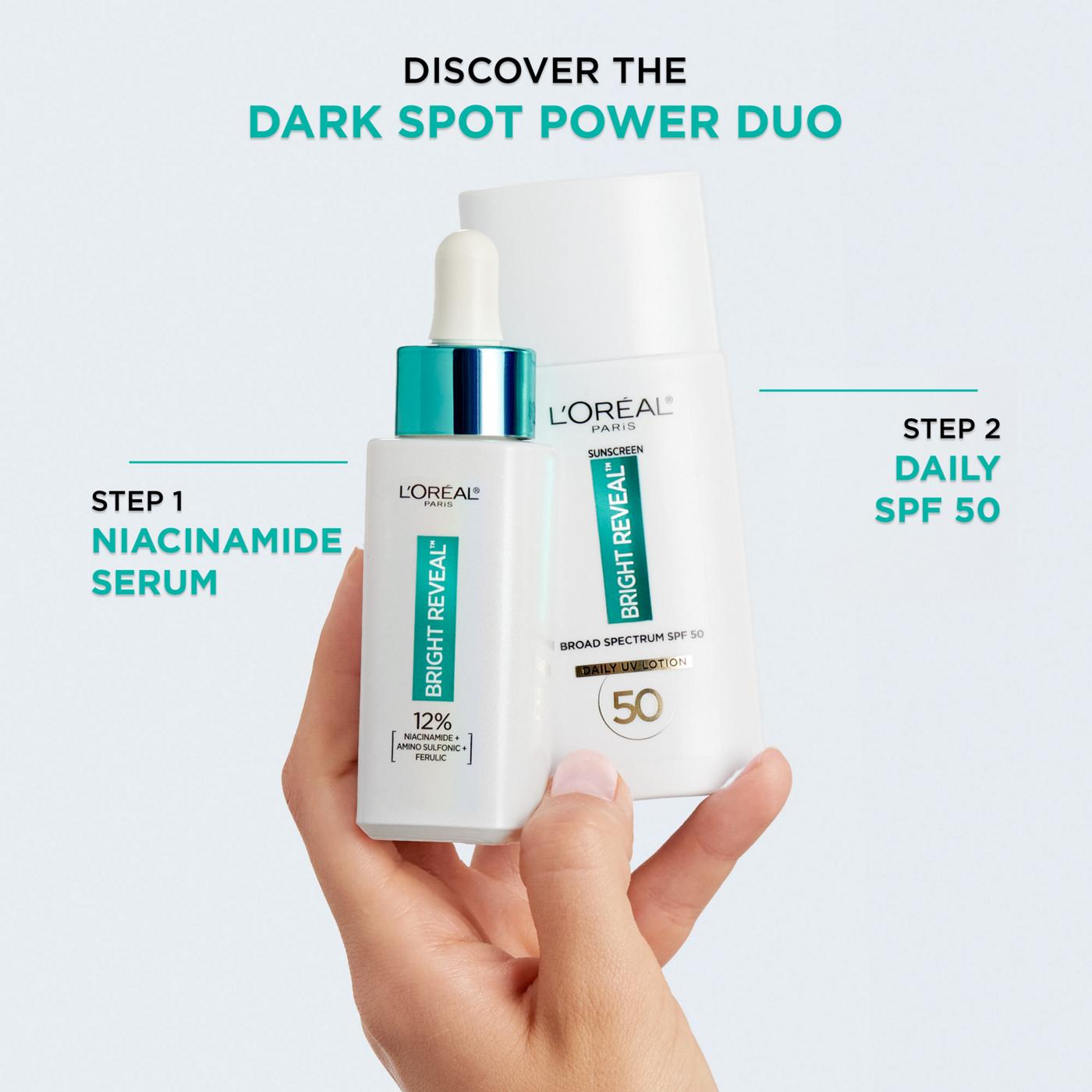 L'Oréal Paris Bright Reveal 12 Percent Niacinamide Dark Spot Serum; image 2 of 7