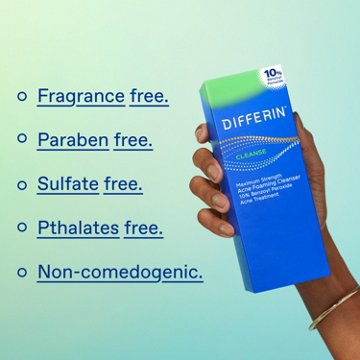 Differin Maximum Strength Acne Foaming Cleanser