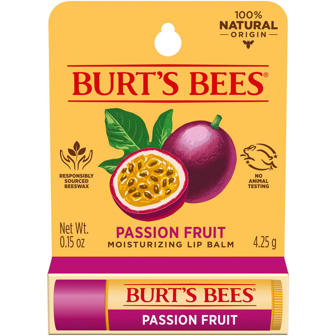 Burt's Bees Lip Balm - Passion Fruit; image 1 of 11