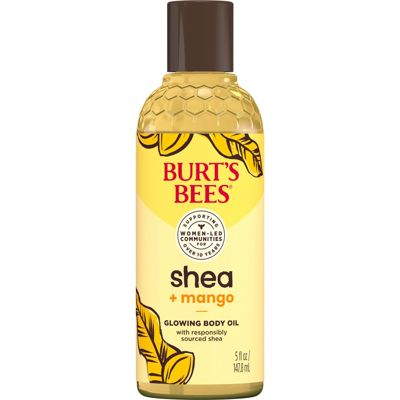 Burt's Bees Shea + Mango Glowing Body Oil; image 1 of 5