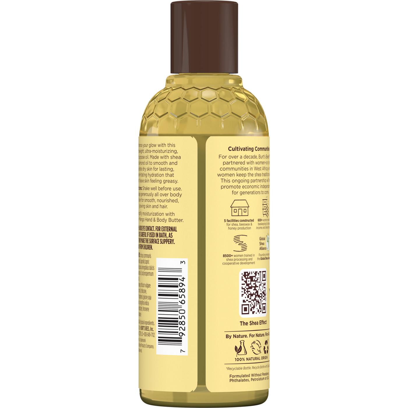 Burt's Bees Shea + Mango Glowing Body Oil; image 5 of 5