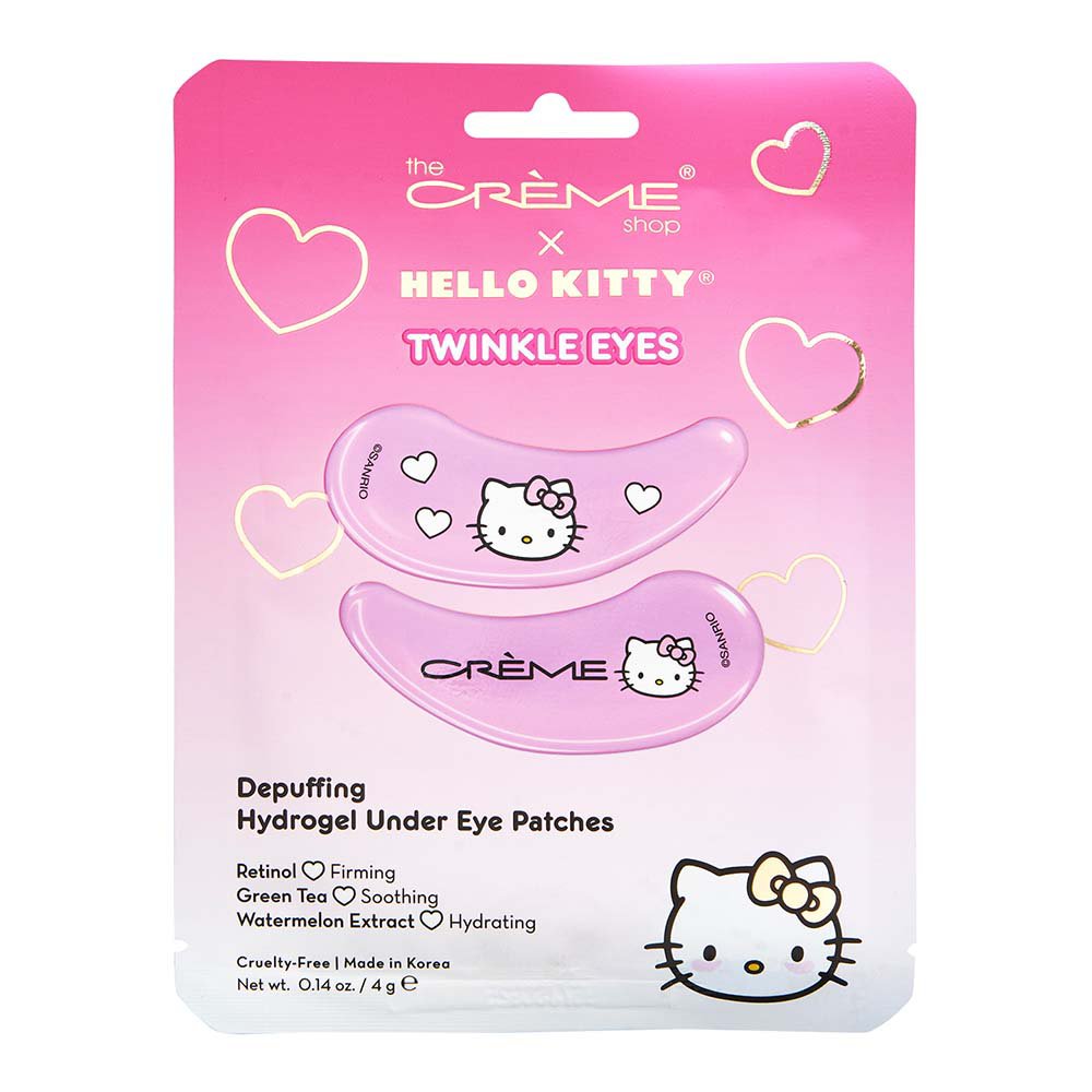 Hello Kitty Twinkle Eyes Depuffing Hydrogel Under Eye Patches- United States