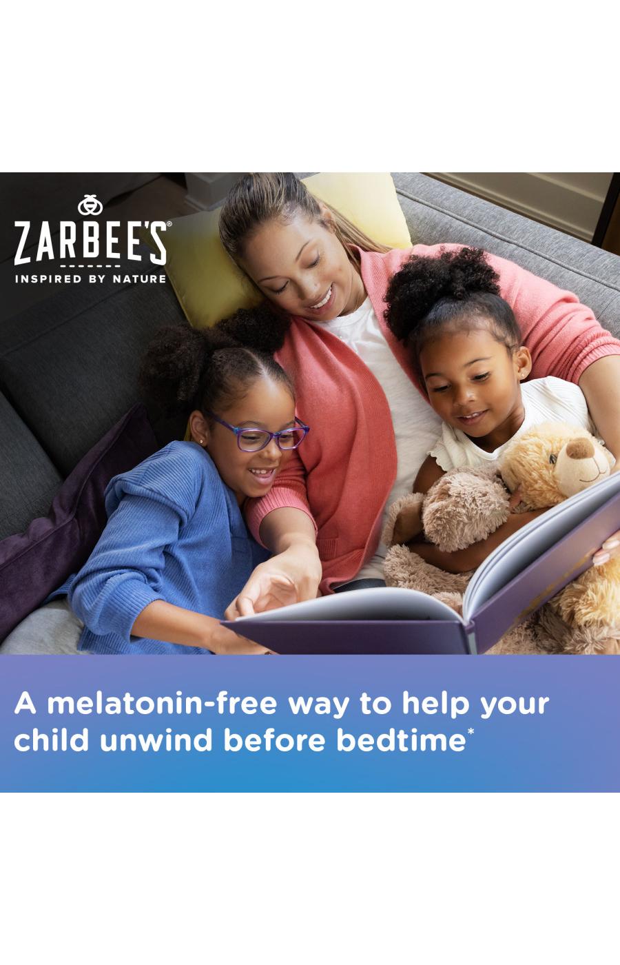 Zarbee's Melatonin-Free Gentle Bedtime Gummies for Kids - Raspberry Lemon; image 3 of 7