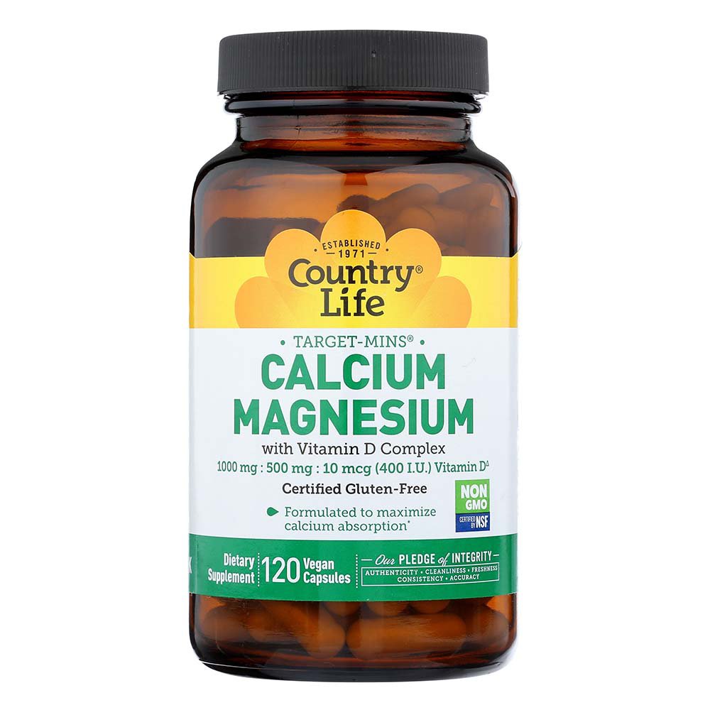 Country Life Calcium Magnesium With Vitamin D Complex Capsules Shop   009597077 1