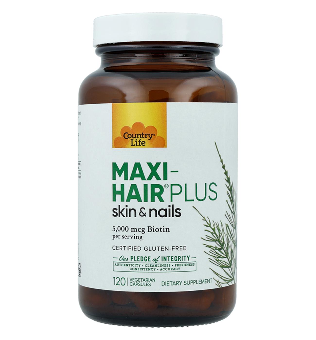 Country Life Vitamins Maxi-Hair Plus Skin & Nails Vegetarian Capsules; image 1 of 4