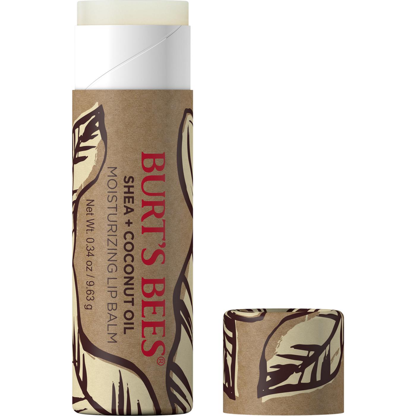 Burt's Bees Shea + Coconut Oil Moisturizing Lip Balm; image 3 of 8