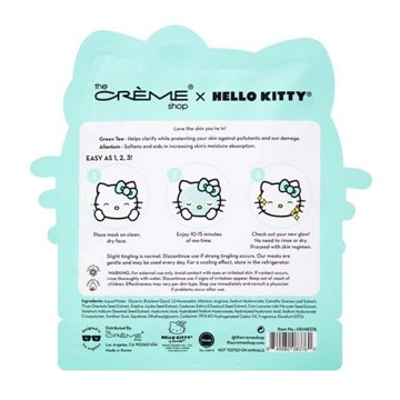 The Crème Shop X Hello Kitty Luv U So Matcha Sheet Mask