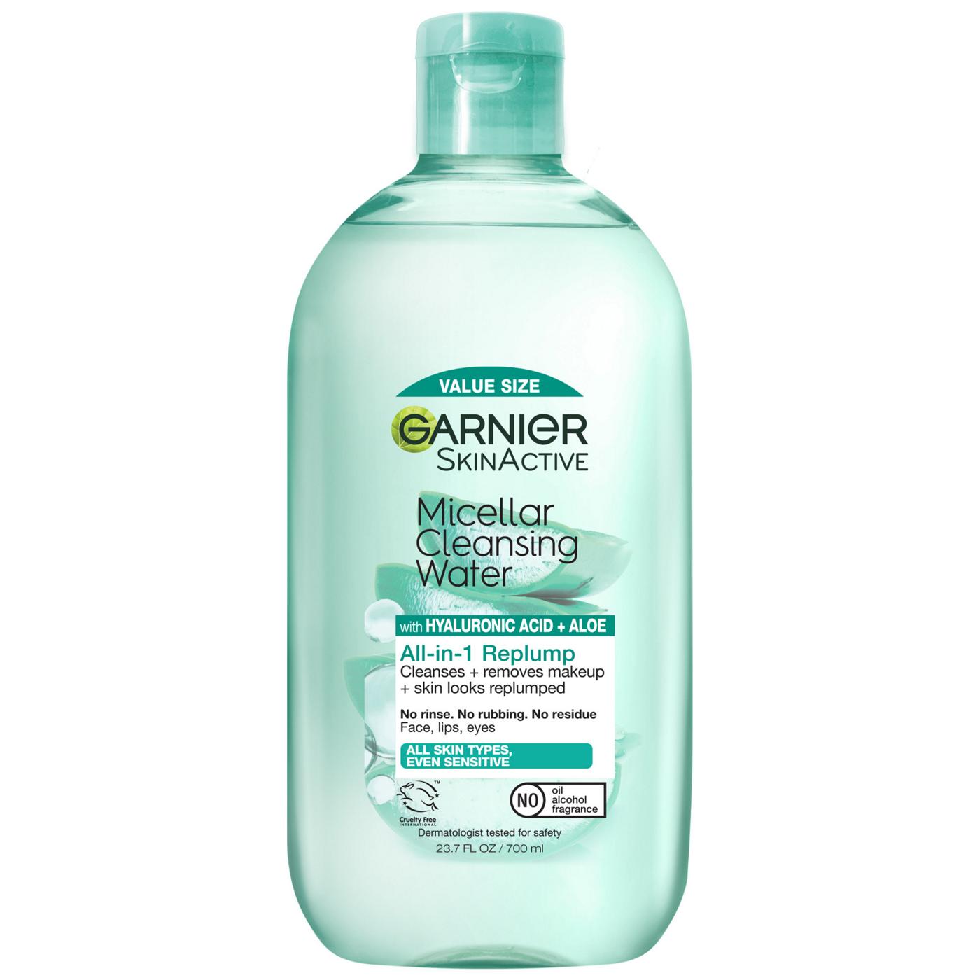 Garnier SkinActive Micellar Water - Hyaluronic Acid & Aloe; image 1 of 5