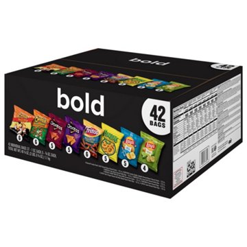 Frito Lay Mega Size Bold Mix Chips Multipack Bags