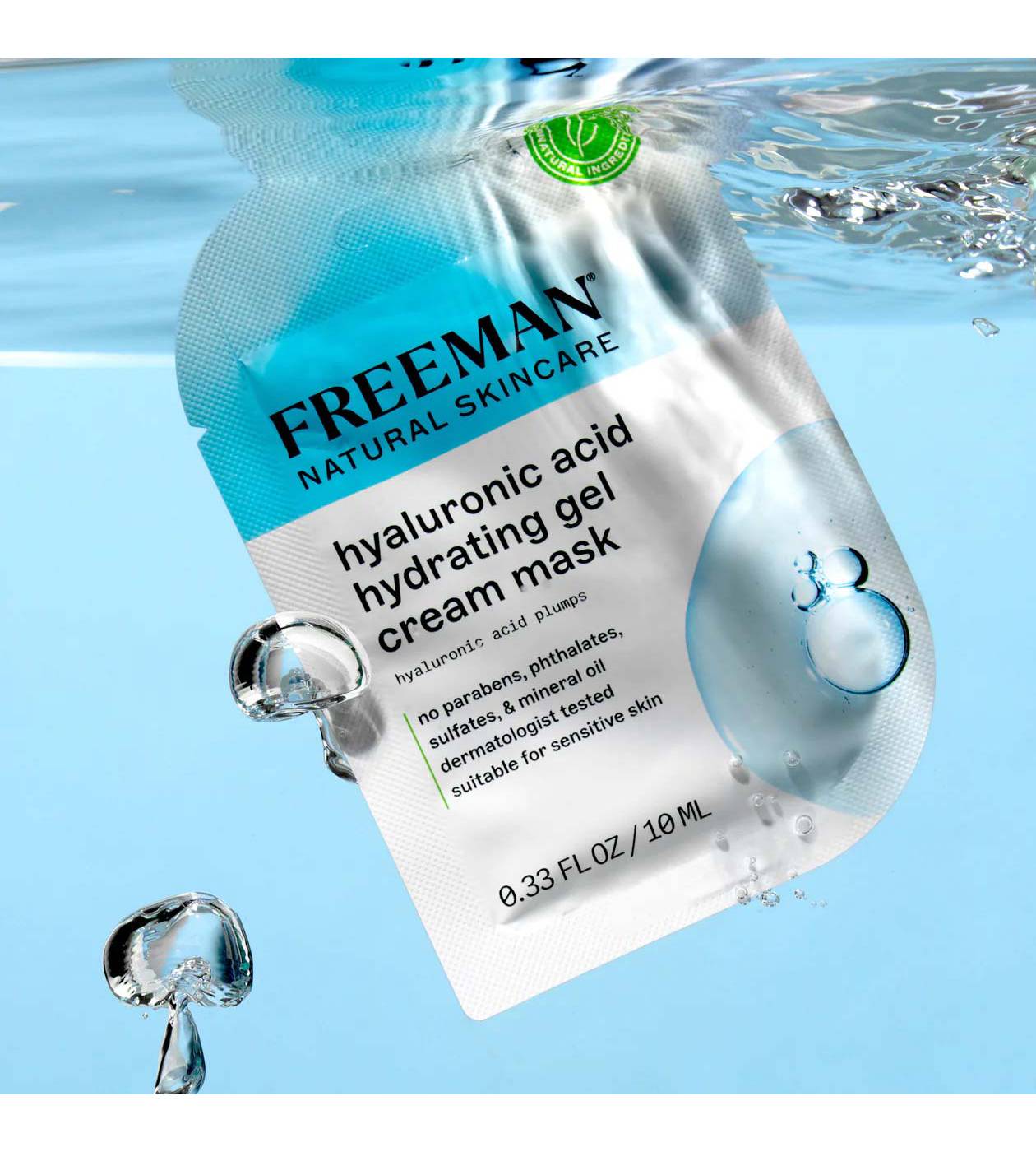 Freeman Hyaluronic Acid Hydrating Gel Cream Mask; image 3 of 4