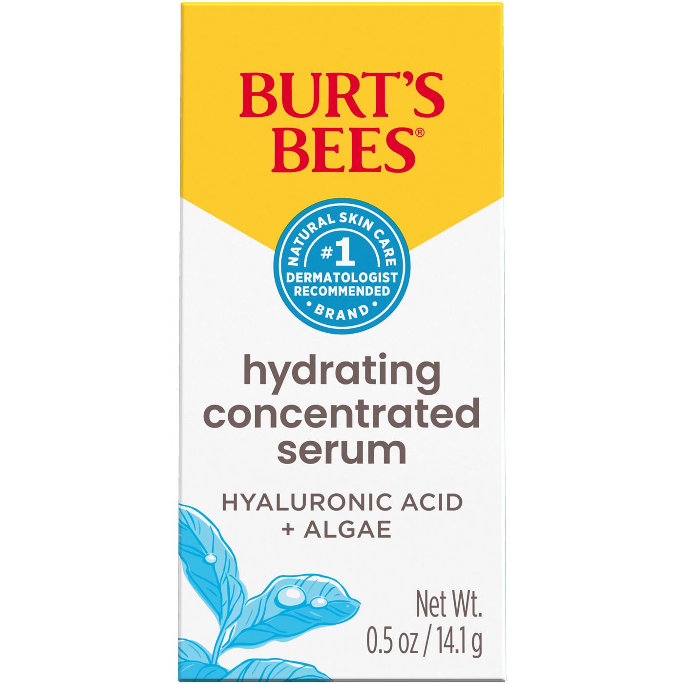 Burt's Bees Concentrated Hydrating Facial Serum - Hyaluronic Acid + Algae; image 1 of 7