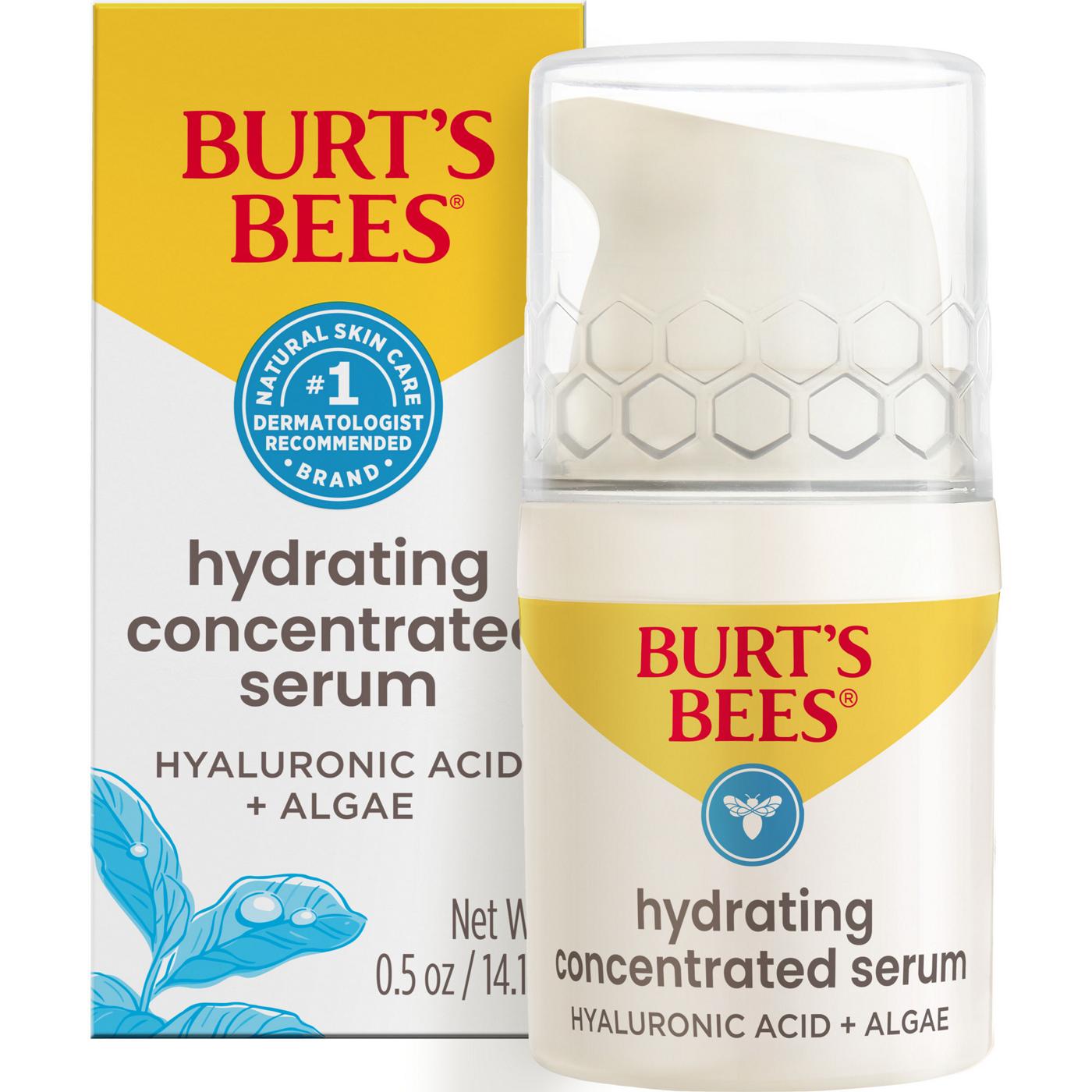 Burt's Bees Concentrated Hydrating Facial Serum - Hyaluronic Acid + Algae; image 3 of 7