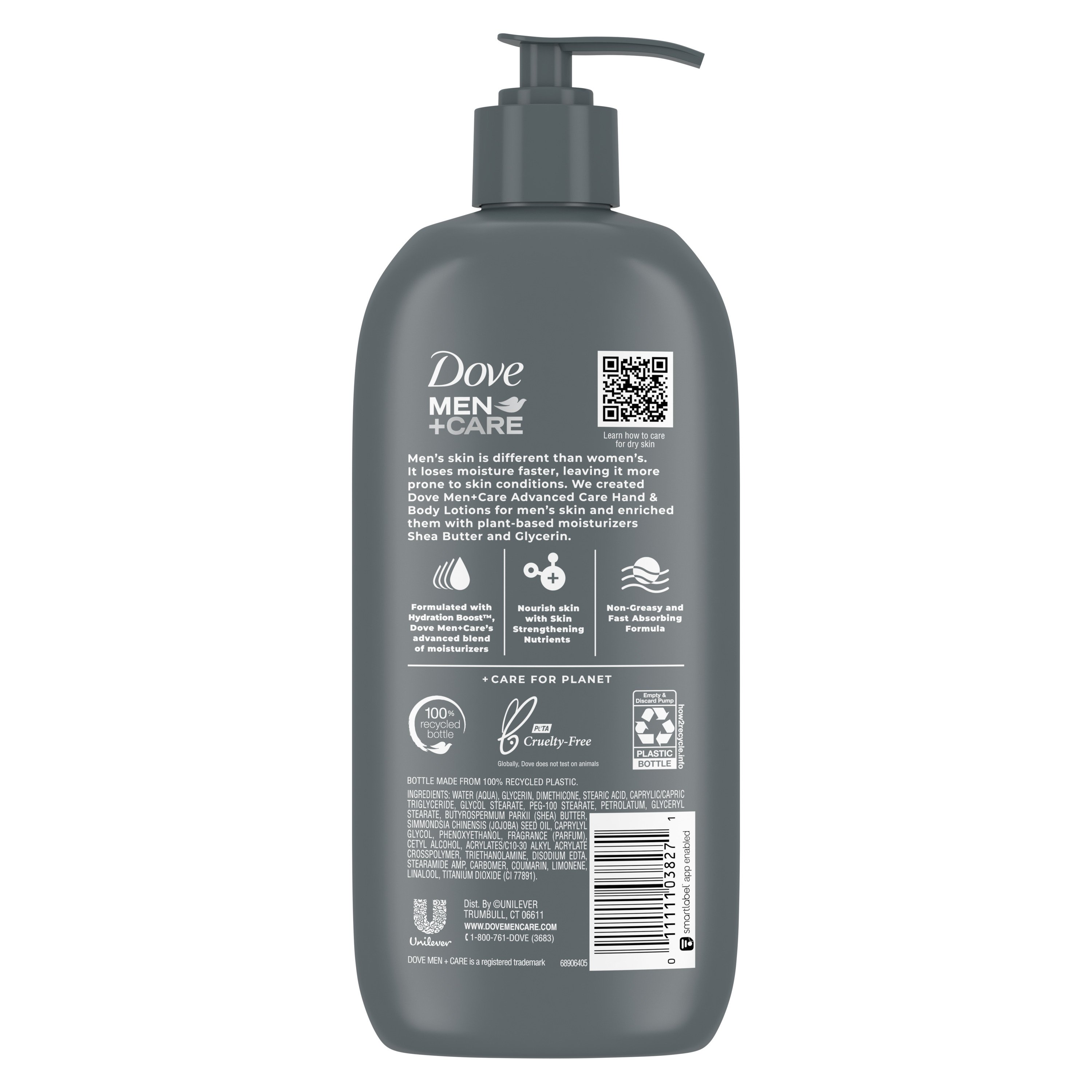 Dove Men+Care Refreshing Hand & Body Lotion - Jojoba Oil - Shop Body ...