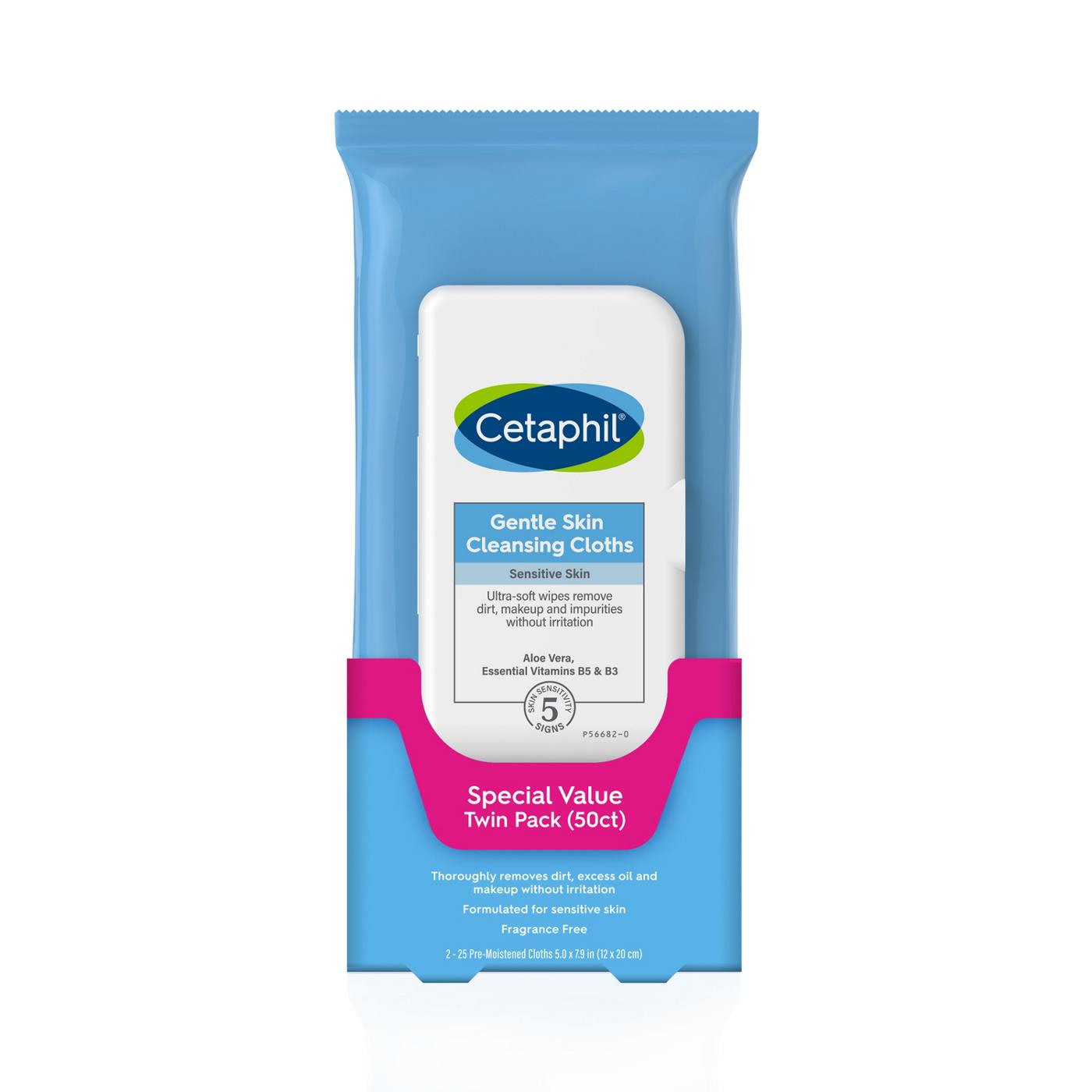 Cetaphil Gentle Skin Cleansing Cloths; image 1 of 3