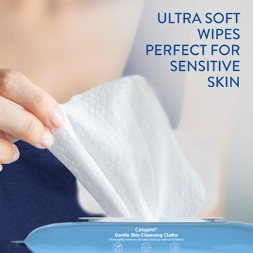 Cetaphil Gentle Skin Cleansing Cloths, 50 ct