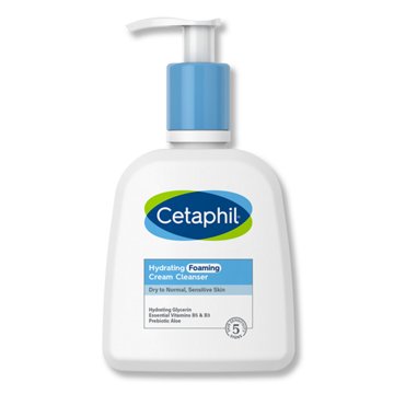 Cetaphil Hydrating Foaming Cream Cleanser, 8 oz