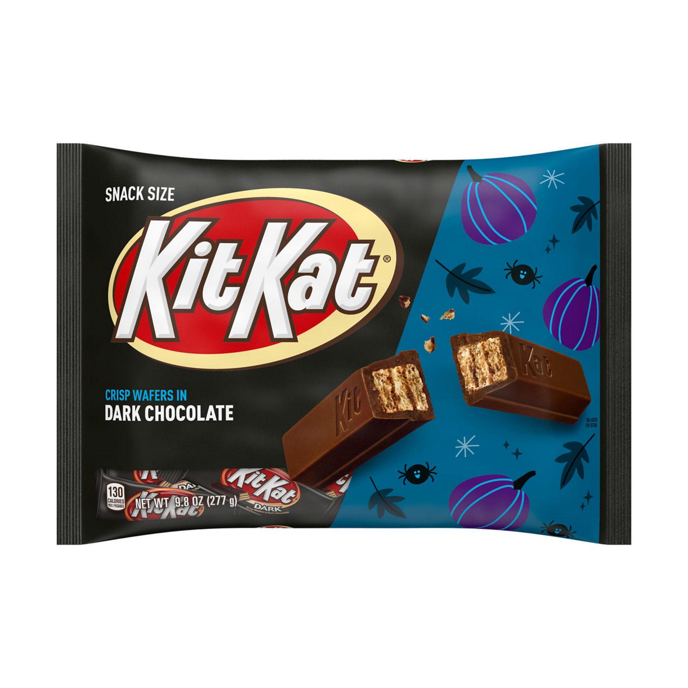 Kit Kat Dark Chocolate Wafer Snack Size Halloween Candy; image 1 of 3