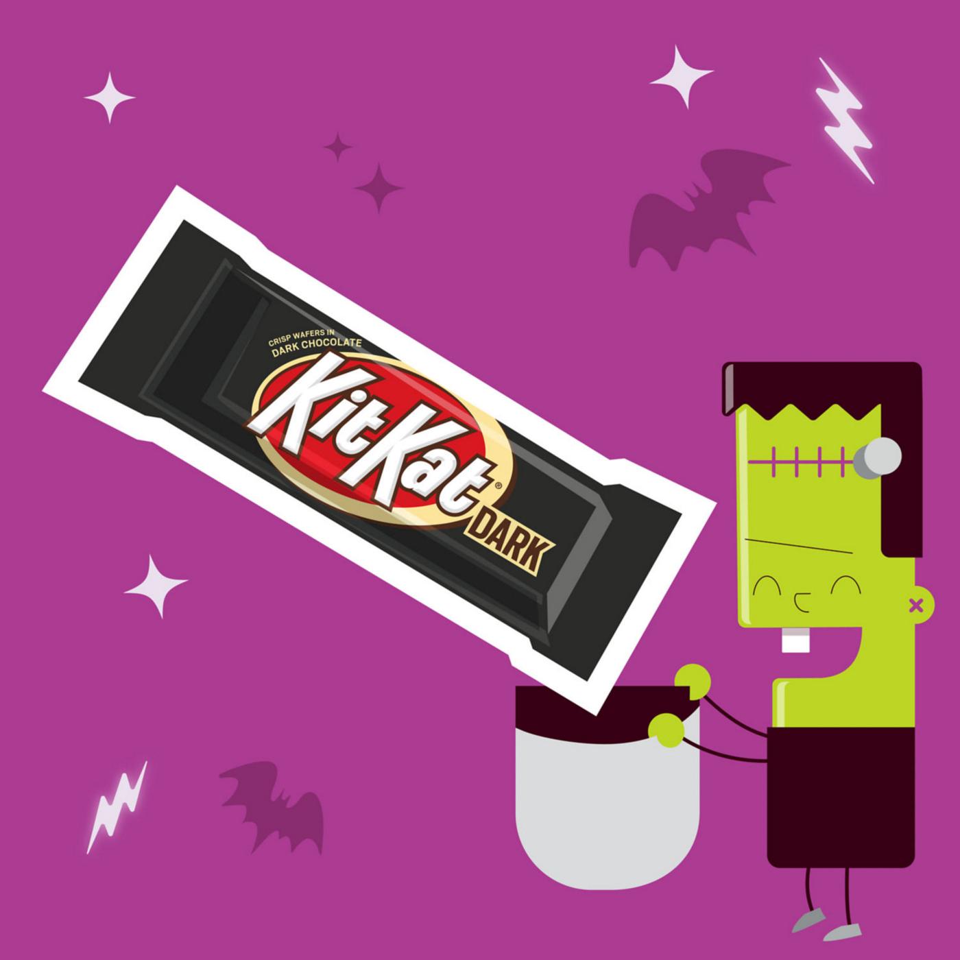 Kit Kat Dark Chocolate Wafer Snack Size Halloween Candy; image 2 of 3