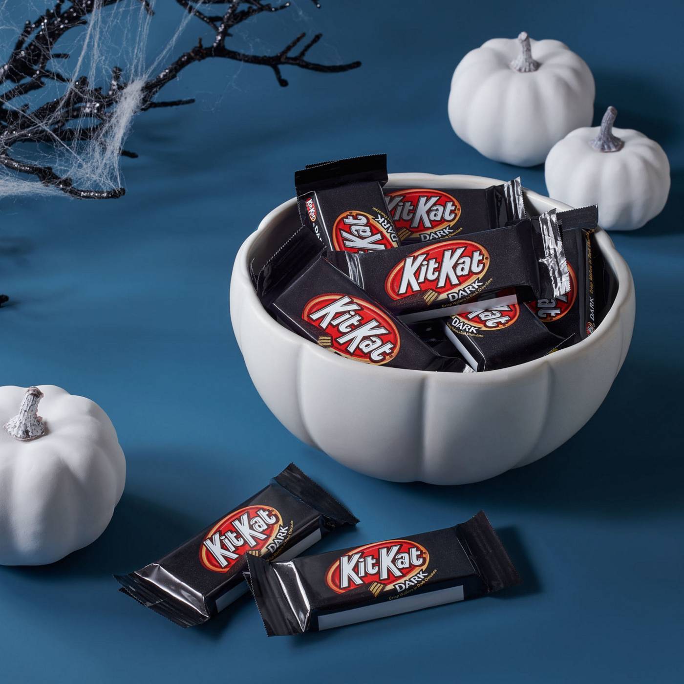 Kit Kat Dark Chocolate Wafer Snack Size Halloween Candy; image 4 of 7