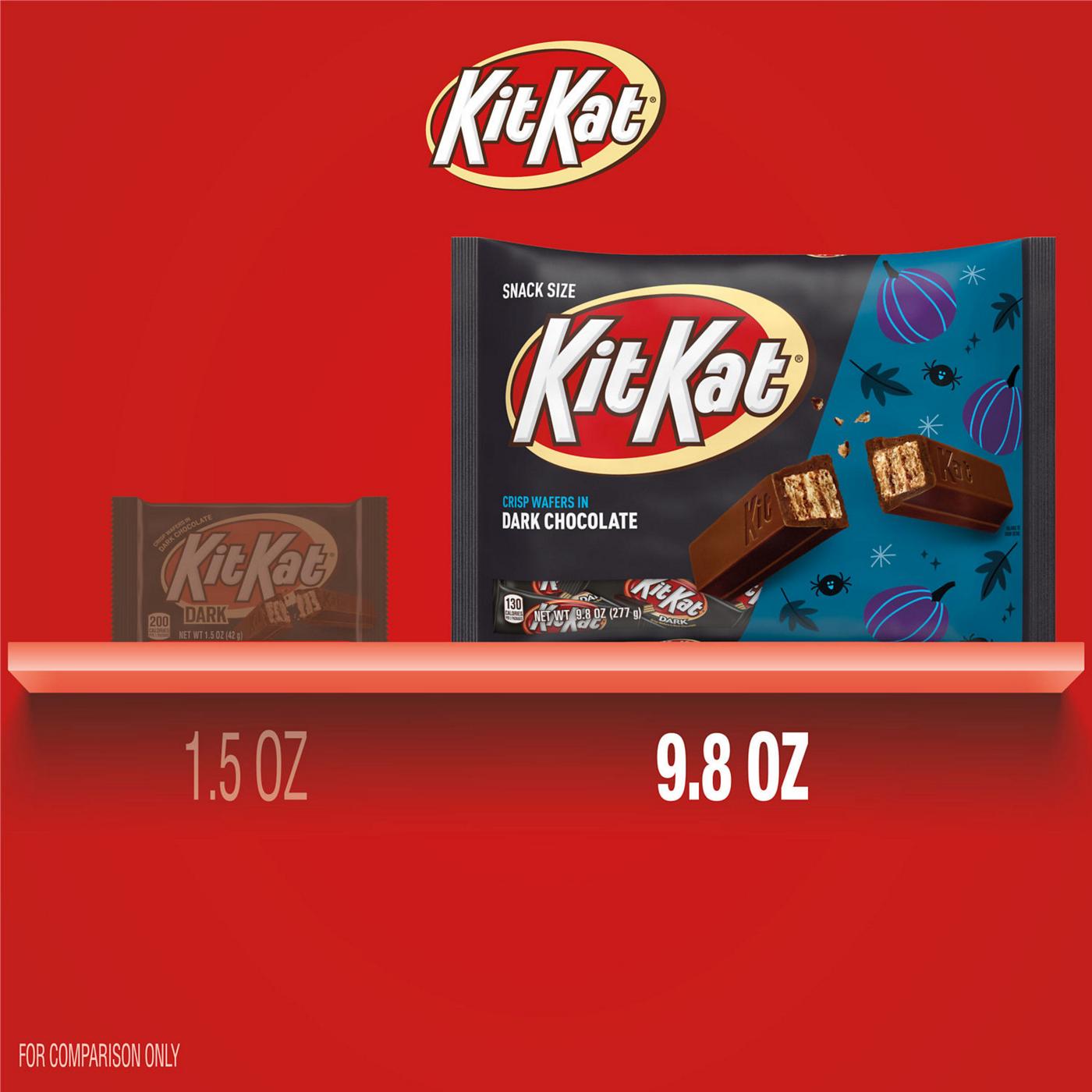 Kit Kat Dark Chocolate Wafer Snack Size Halloween Candy; image 3 of 3