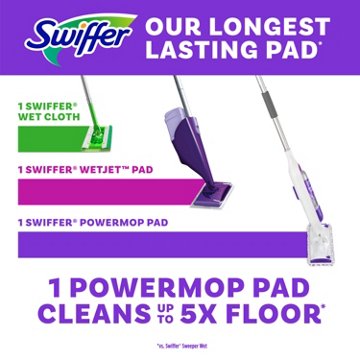 Swiffer PowerMop Multi-Surface Mop Kit for Floor Cleaning - Fresh Scent, 1 kit