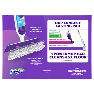 Swiffer Power Mop Pad Refills, 5 ct
