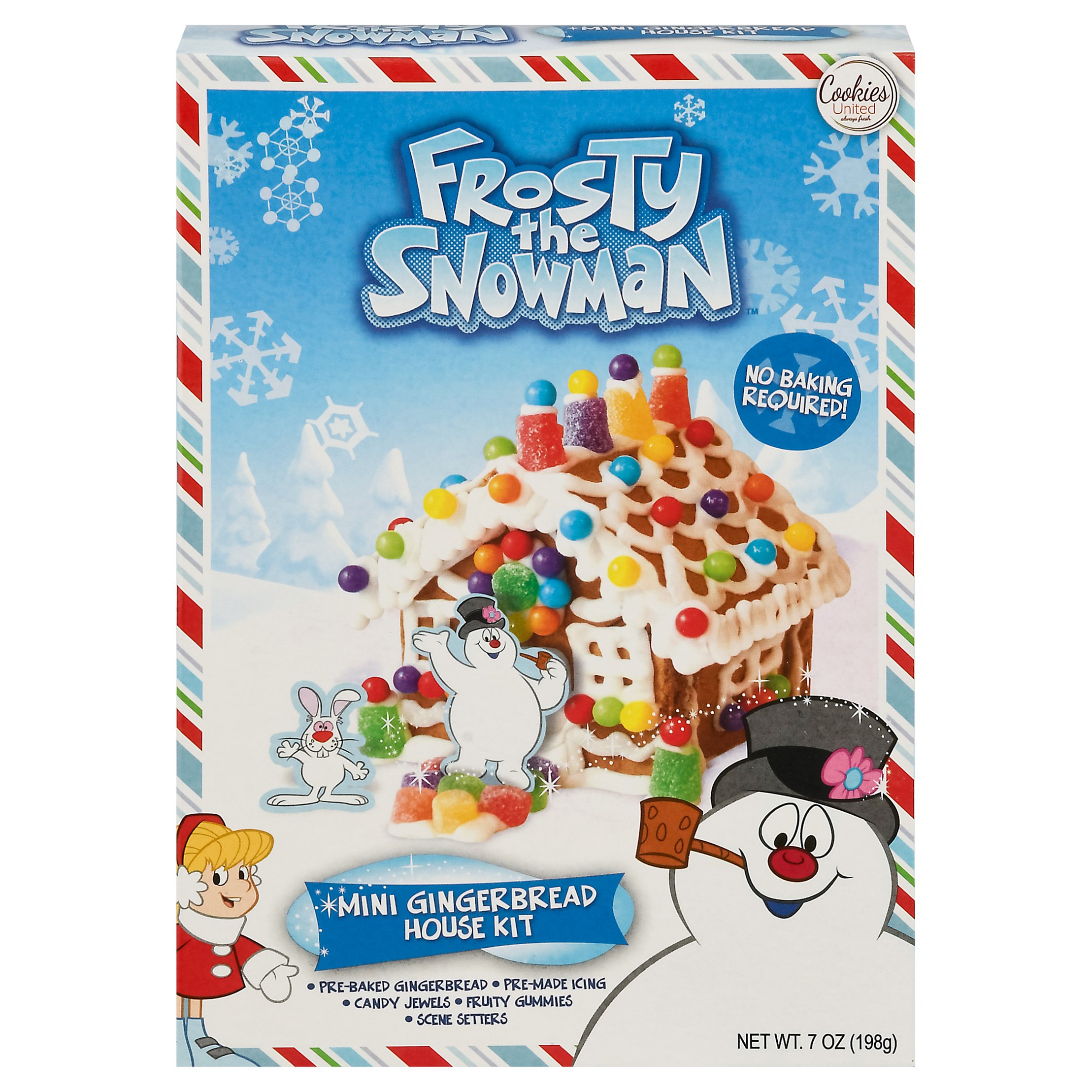 Cookies United Frosty The Snowman Mini Gingerbread House Kit Shop