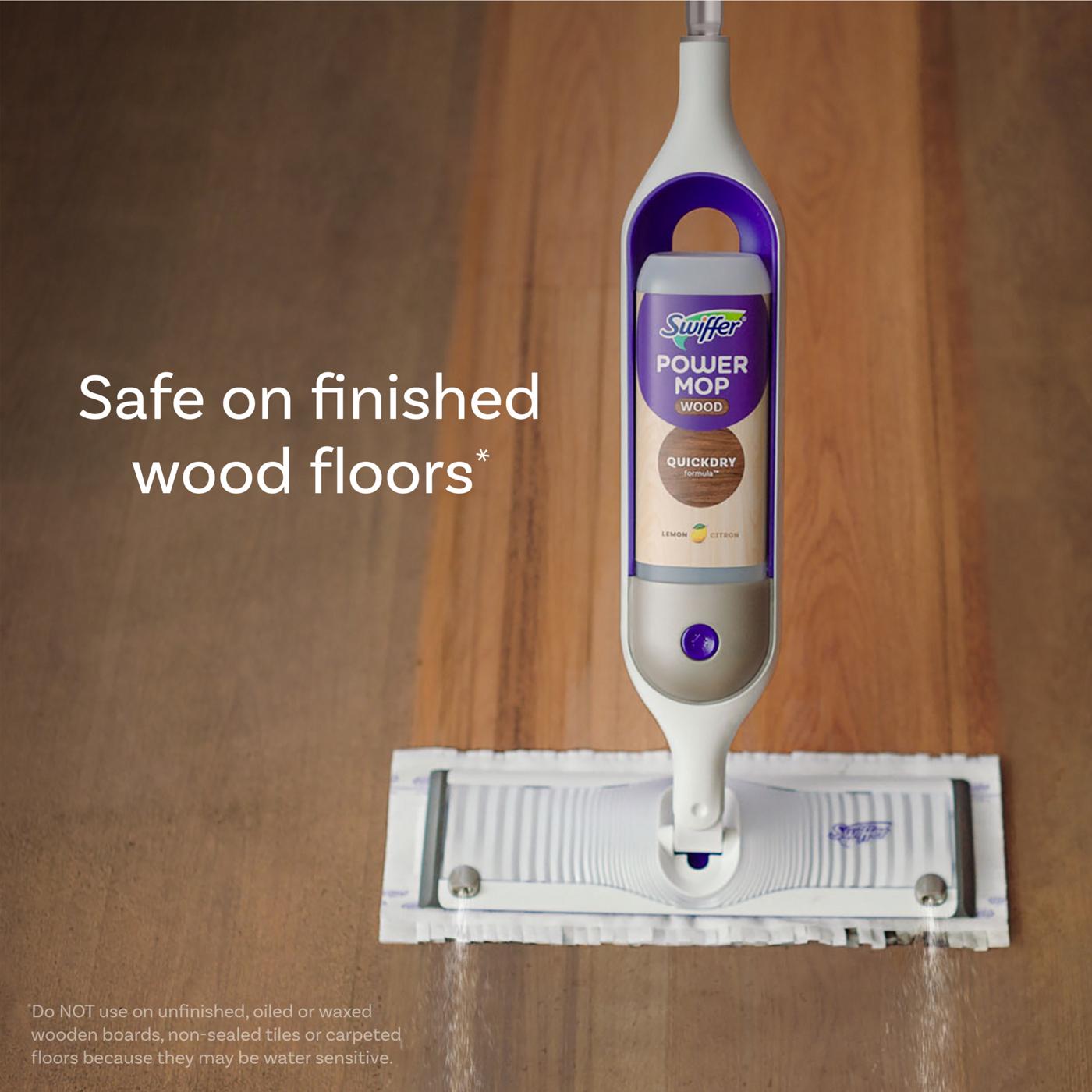 Swiffer PowerMop Wood Mopping Pad Refills for Floor Cleaning; image 3 of 8