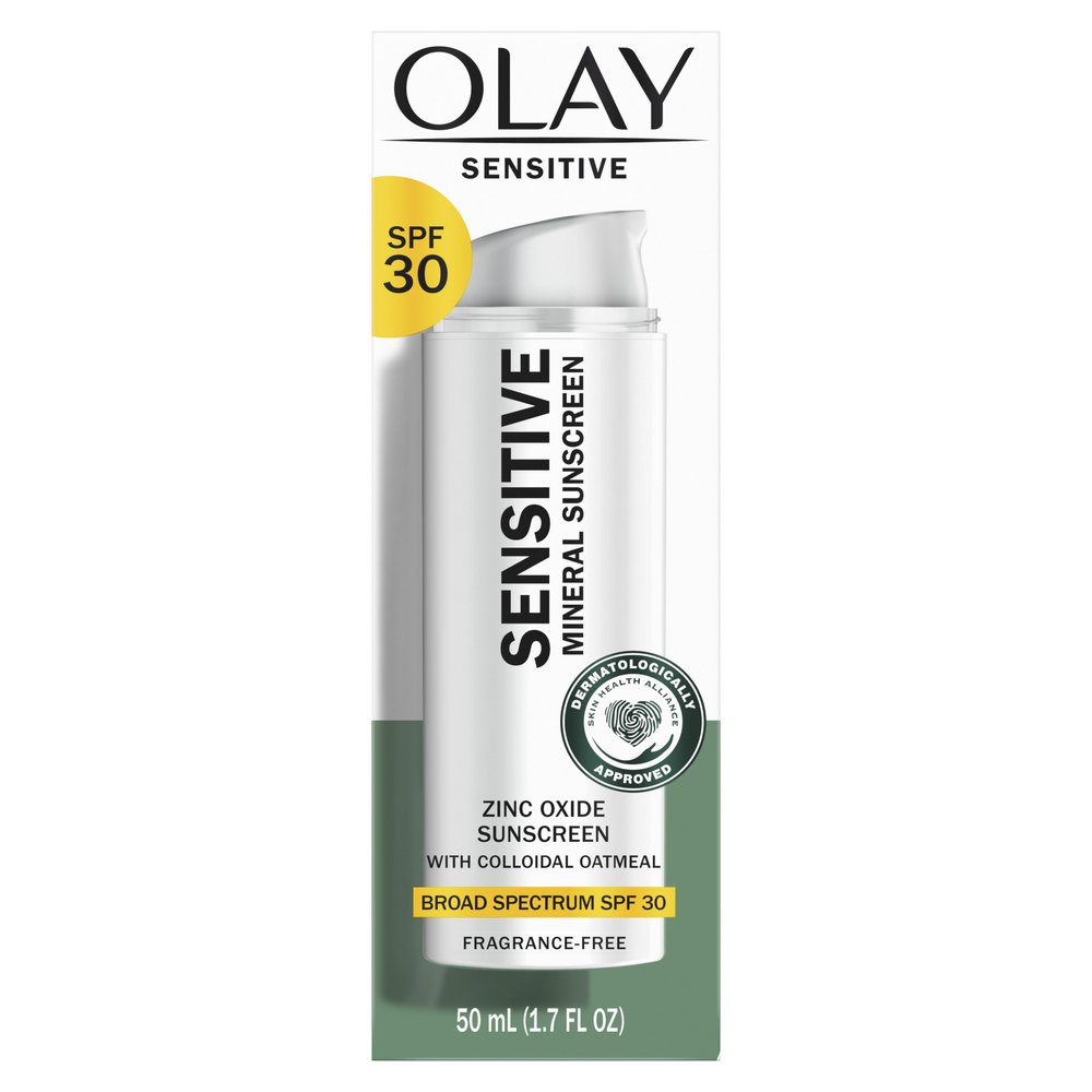 Olay Sensitive Mineral Sunscreen Spf 30 Shop Facial Moisturizer At H E B 9244