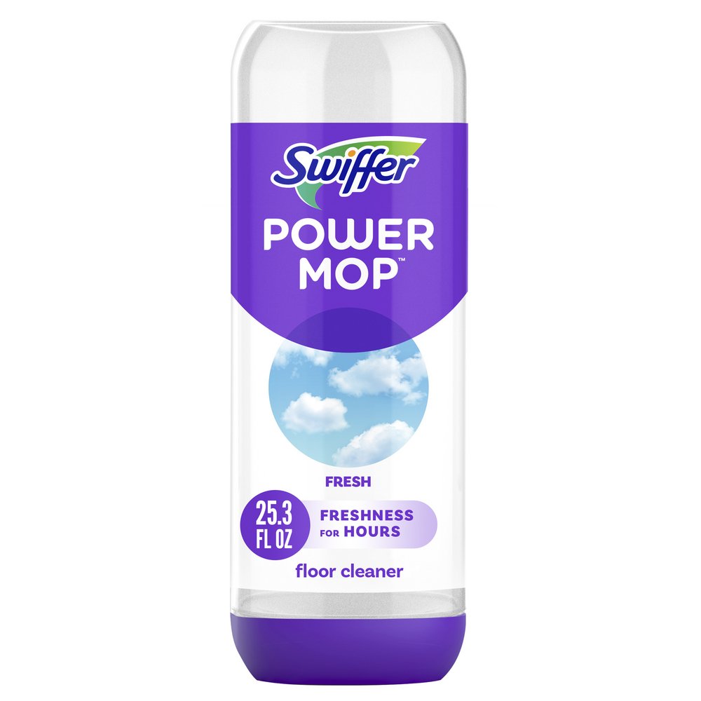 Swiffer Power Mop Floor Cleaner Solution Refill - Fresh