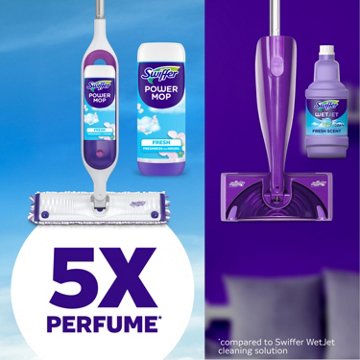 Swiffer Power Mop Floor Cleaner Solution Refill - Fresh Scent, 25.3 oz
