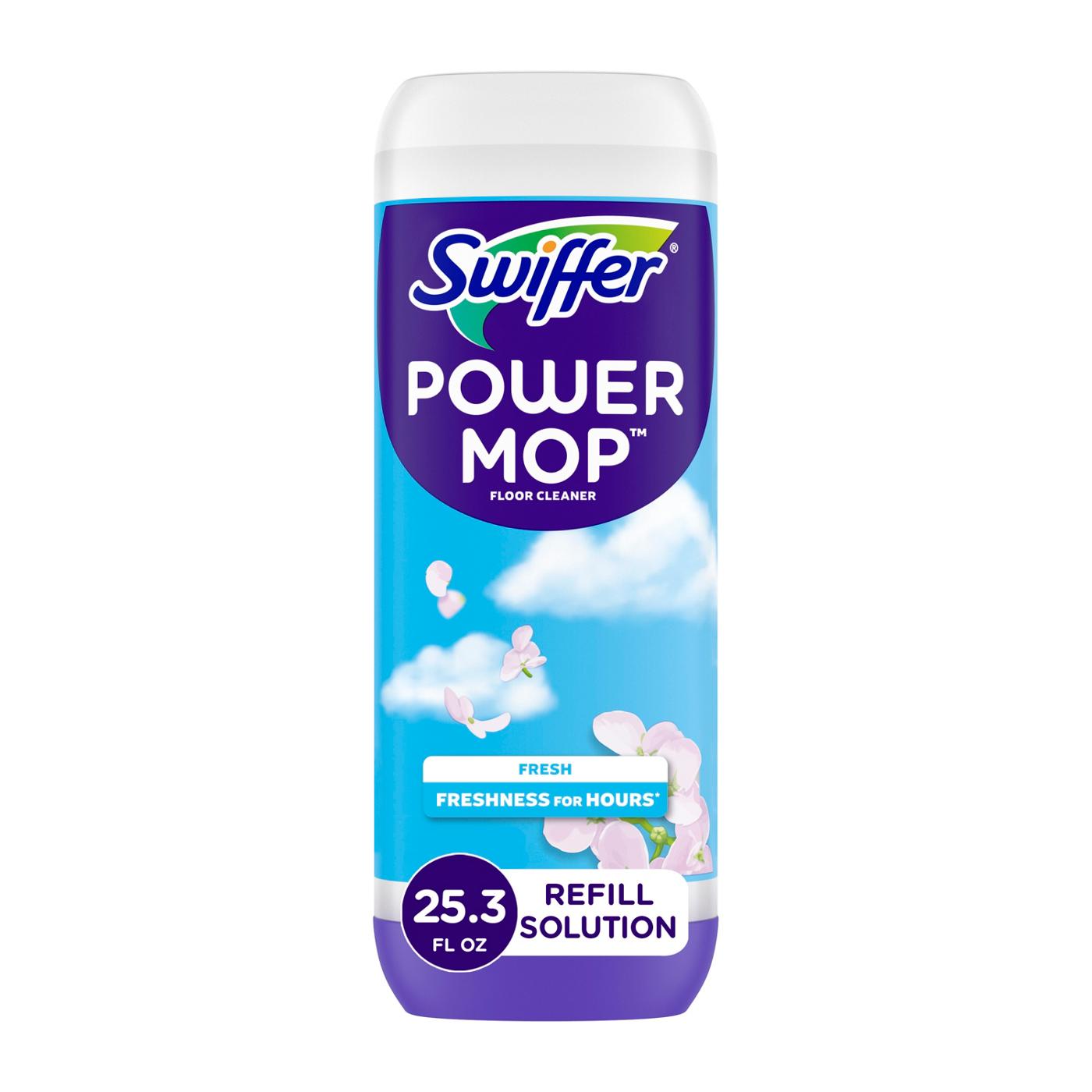 Swiffer Power Mop Floor Cleaner Solution Refill - Fresh Scent; image 1 of 9