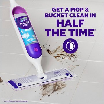 Swiffer Power Mop Floor Cleaner Solution Refill - Fresh Scent, 25.3 oz