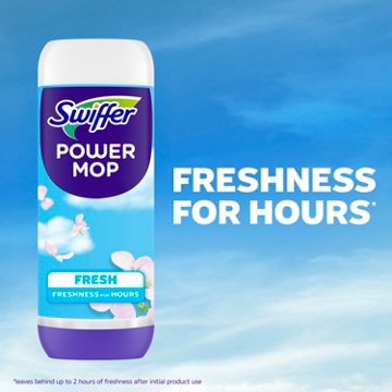 Swiffer Power Mop Floor Cleaner Solution Refill - Fresh Scent, 25.3 oz
