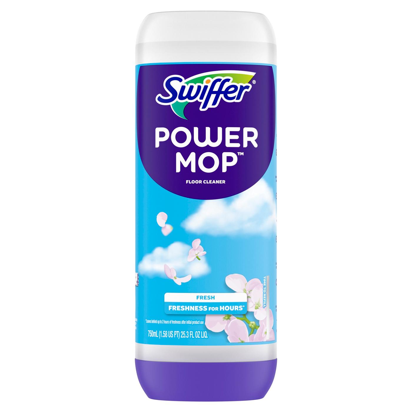 Swiffer Power Mop Floor Cleaner Solution Refill - Fresh Scent; image 7 of 9