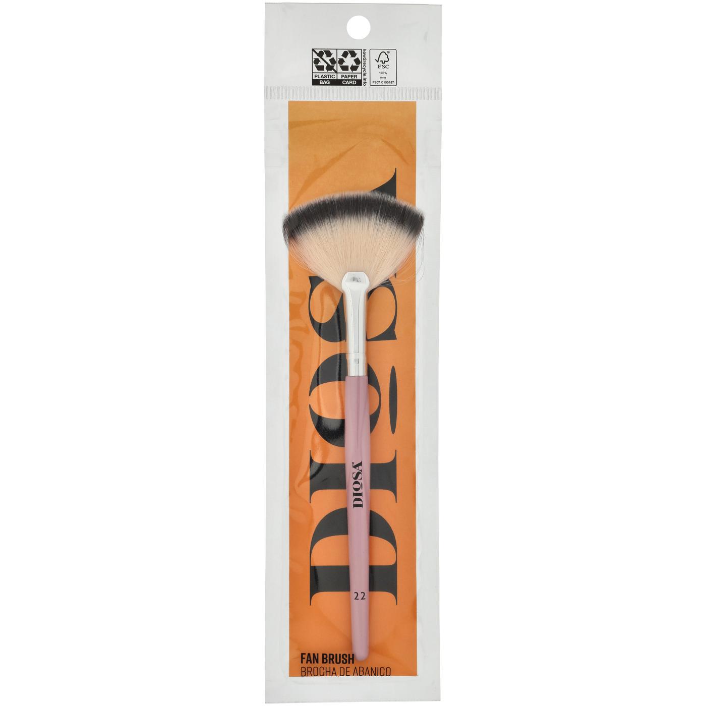 Diosa Fan Brush - 22; image 1 of 2