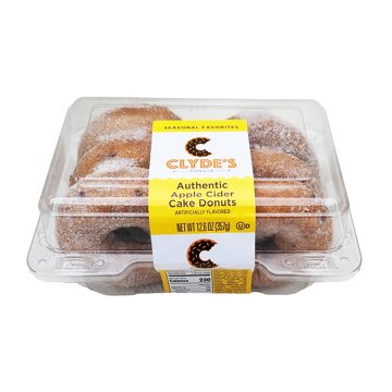 Clyde's Apple Cider Cake Donuts, 6 ct