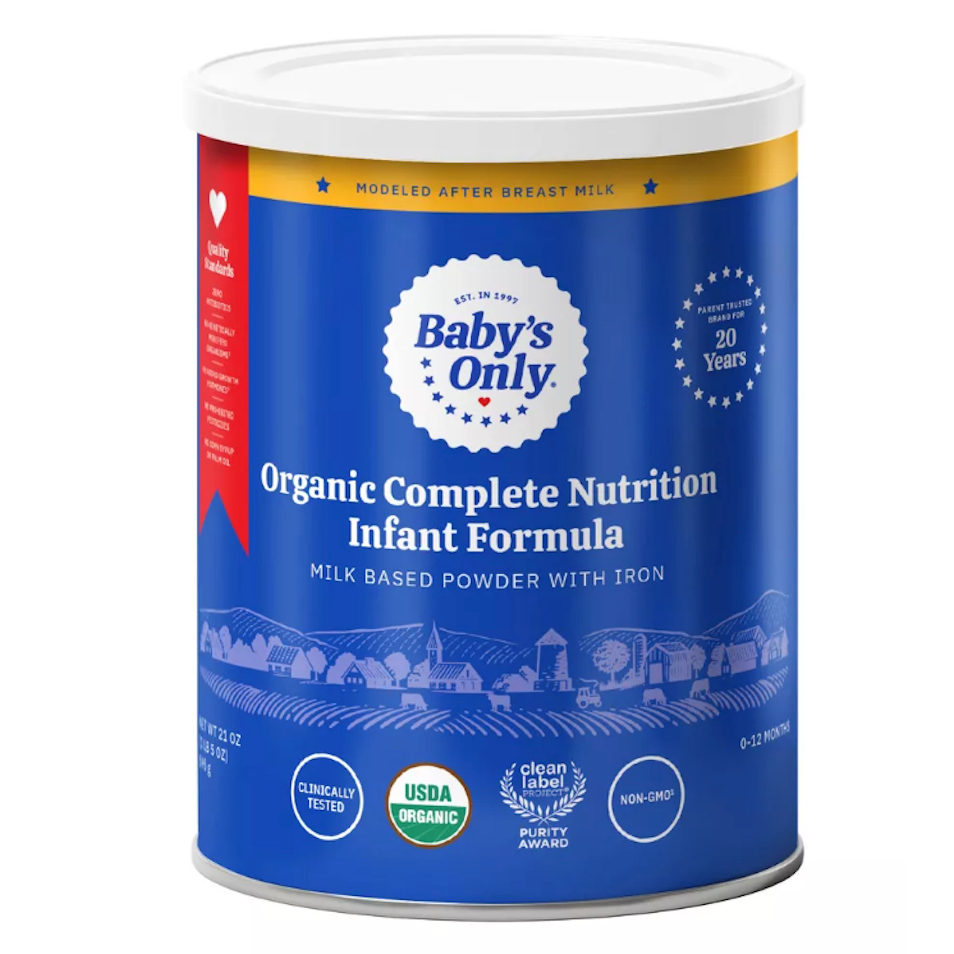 Organic dairy store free infant formula